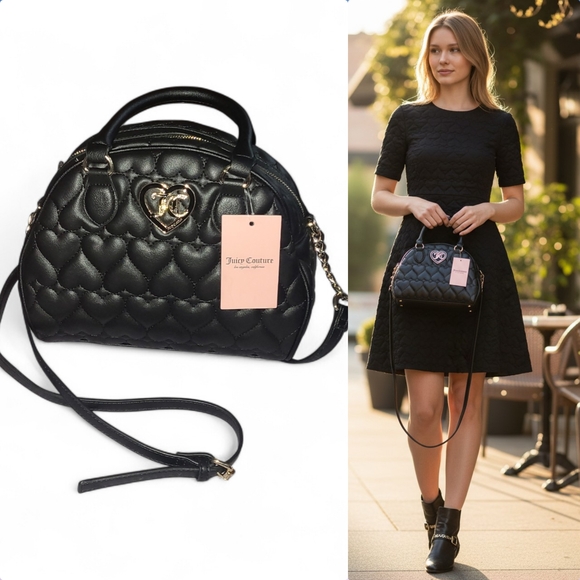 Juicy Couture Handbags - Juicy Couture Black Quilted Women's Bag